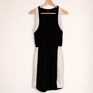 Banana Republic Black & White Colorblock Dress – Size 4